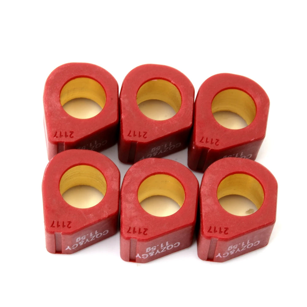 Racing Variator Roller Weights 21x17mm 9g 11.5g 13g 14g For Aprilia Atlantic 125 200 250 300ie Carnaby 250ie Sport City 200cc