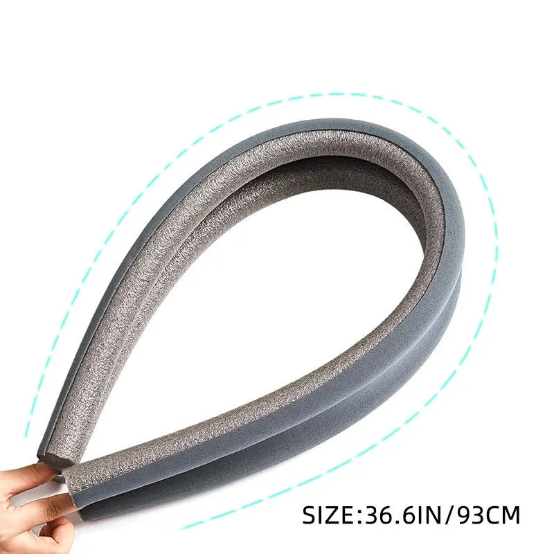 95cm Waterproof Seal Strip Draught Excluder Stopper Door Bottom Guard Double Silicone Rubber Seal Dustproof Soundproof