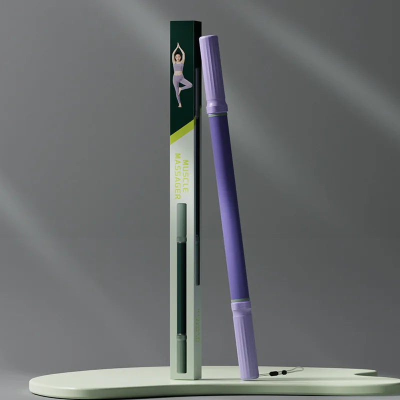 58×3cm # Yoga Stick for Body Stretching Relaxation Tool Roller Ergonomic Training Device For Fitness Sports Outdoor Home Workout