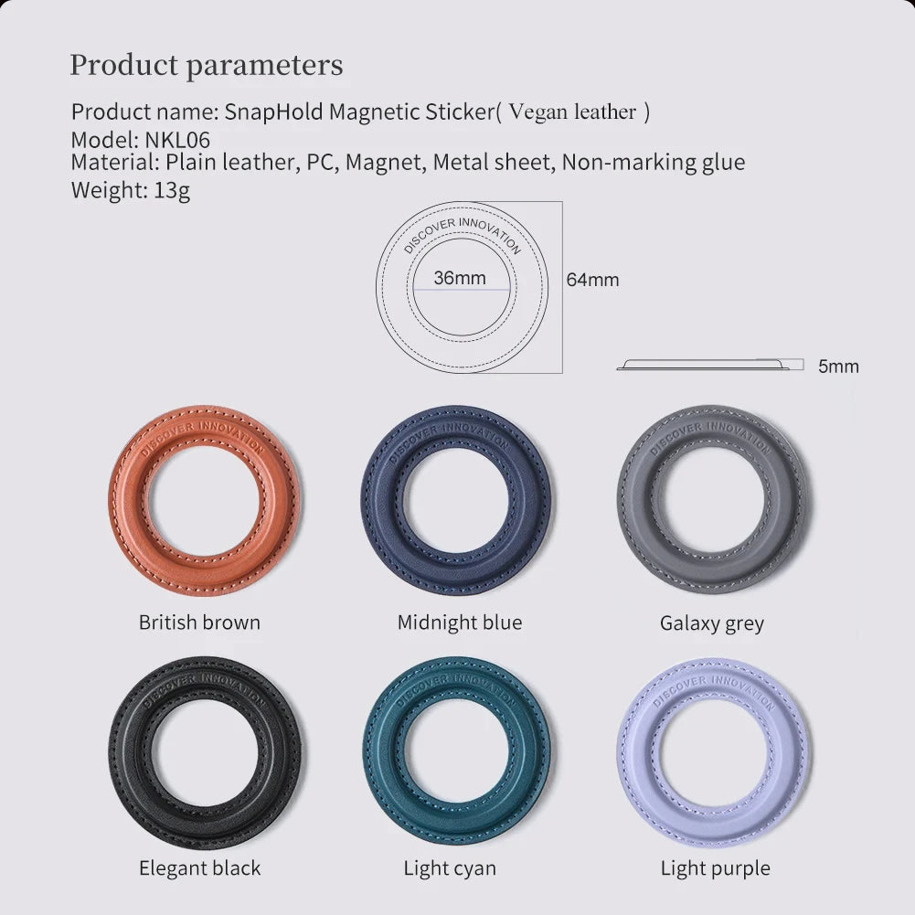 Magnetic Ring Holder For iPhone 14 13 12,Magnet Wall Mobile Phone Holder Magnetic For MagSafe,Car Phone Stand,Sticker Stand