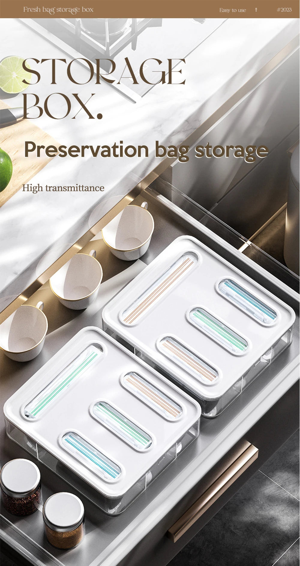 Drawer Organizer Storage Plastic Drawers Storage Kitchen Organizers Compatible Pantry Ziplock Bag Organizer Kitchen Gadgets