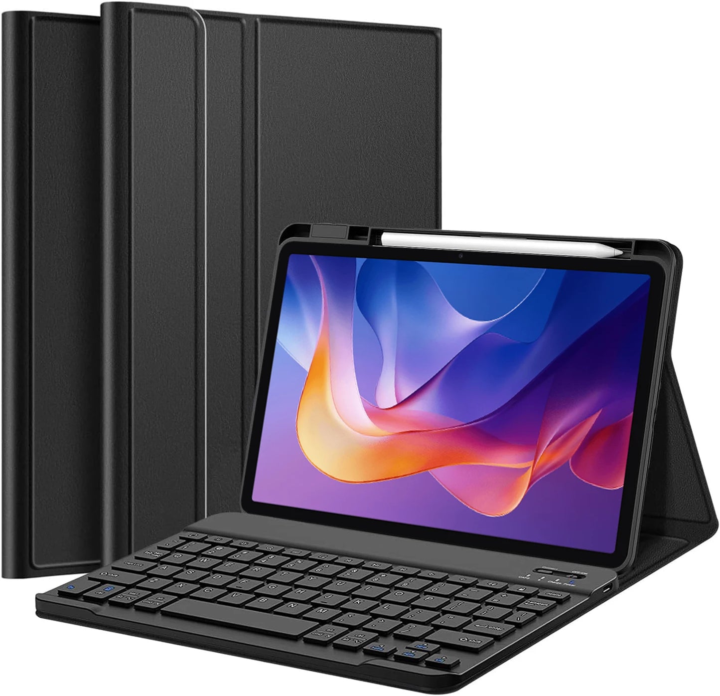 Keyboard Case for Xiaomi Redmi Pad 2 Case, Keyboard Cover For Redmi Pad 2 11-inch Tablet Case Wth Pencil Slot