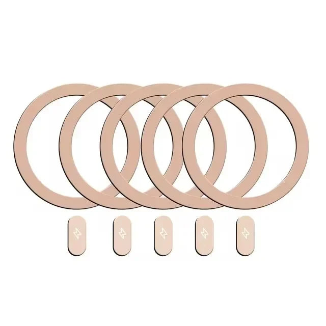 Magnetic Metal Plate Ring for Magsafe Wireless Charger Iron Sheet Sticker Magnet Cellphone Holder for IPhone 17 16 15 13 Pro Max