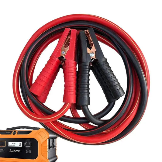 3/4 meters 1500A Car Battery Jump Starter Cable Booster Cable Clamps Emergency Jump Starter Leads Van SUV Double-ended Clips
