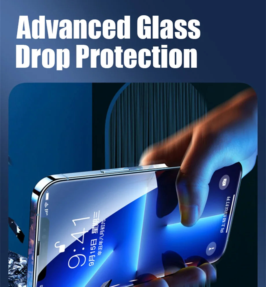 30D Full Cover Tempered Glass For iPhone 11 12 13 14 PRO MAX Screen Protector Glass On iPhone 6 7 8 14 Plus X XR XS MAX Glass