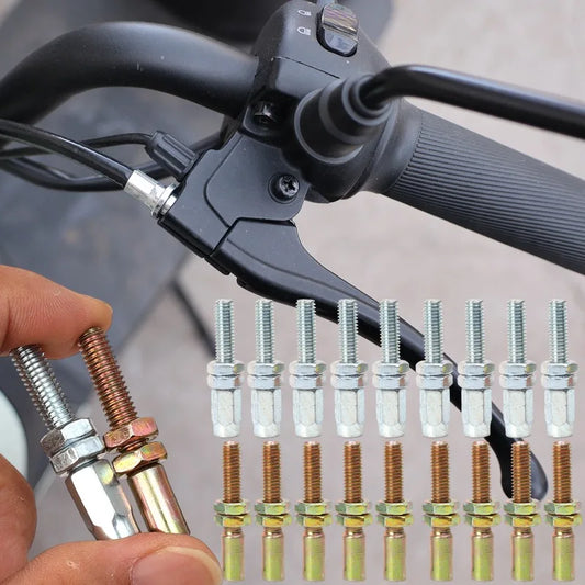 M6 Motorcycle Clutch Screw Universal Adjustment Aluminum Throttle Cable Adjuster Screw Motorcycle Clutch Cable Wire Adjuster