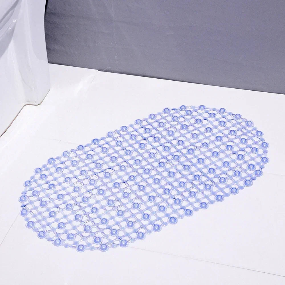 New Non-slip PVC Anti-skid Bath Mats Soft Shower Mat Massage Mat with Suction Cup Non-slip Bathtu Bath Mat Bathroom Accessories