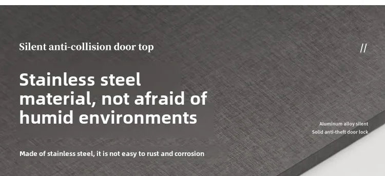 Stainless Steel Door Stops, Wall Mounted Door Stopper with Rubber Holder and Catch, Floor Fitting with Screws for HomeBedroom