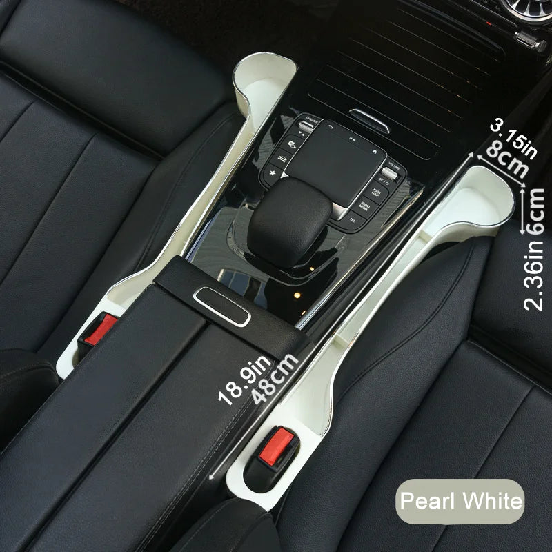 2Pcs Universal Car Seat Gap Plug Strip Side Seam Car Gap Filler Leak Proof Seat Gap Storage Organizer Interior Decor Accessories