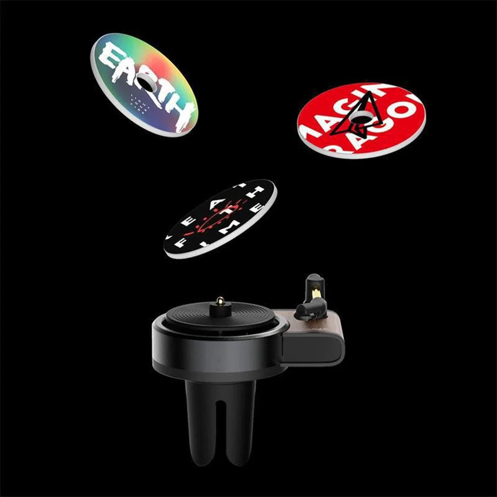 Car Air Freshener Kit Record Player Turntable Car Perfume Clip Vinyl Phonograph Air Vent Outlet Aromatherapy Clip Smell Diffuser