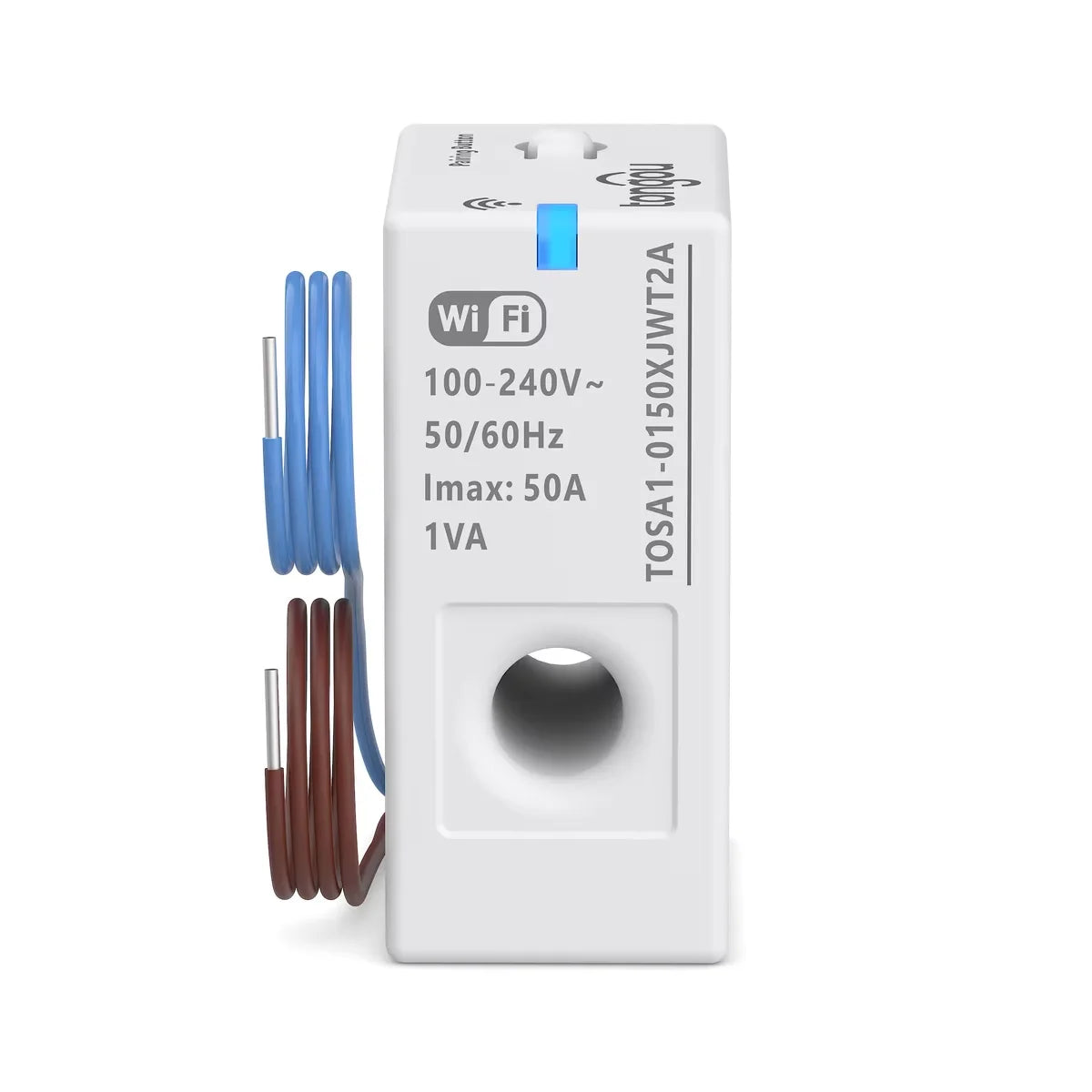 Tuya Smart WiFi Energy Meter – 1-50A Real-Time Power & Energy Monitoring, Home Assistant Compatible TONGOU