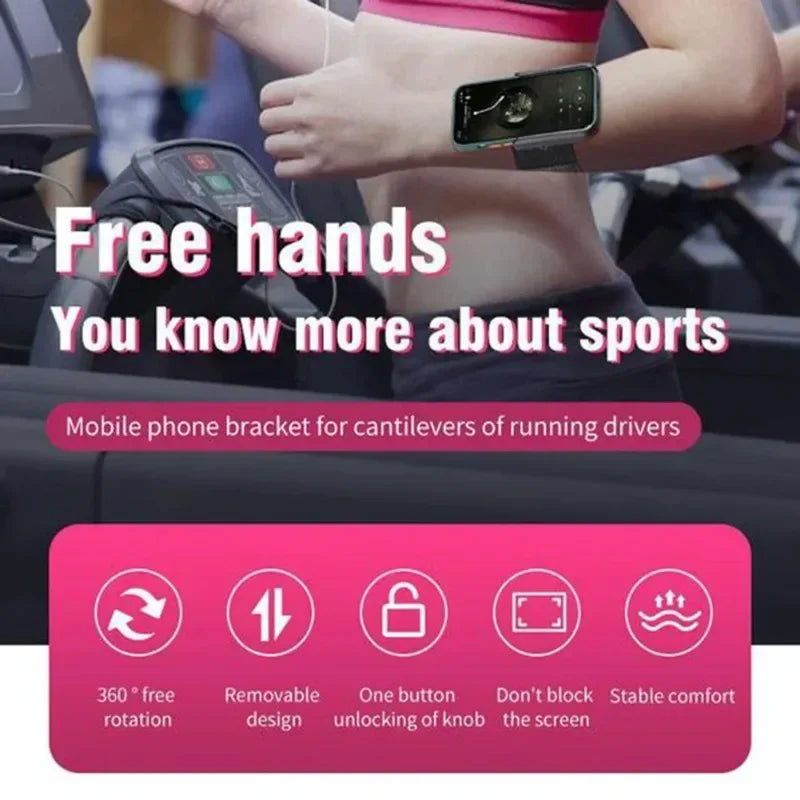 360°Rotatable New Wristband Phone Holder for Smartphone Running Armband for Hiking Biking Walking Universal Sports Wristband