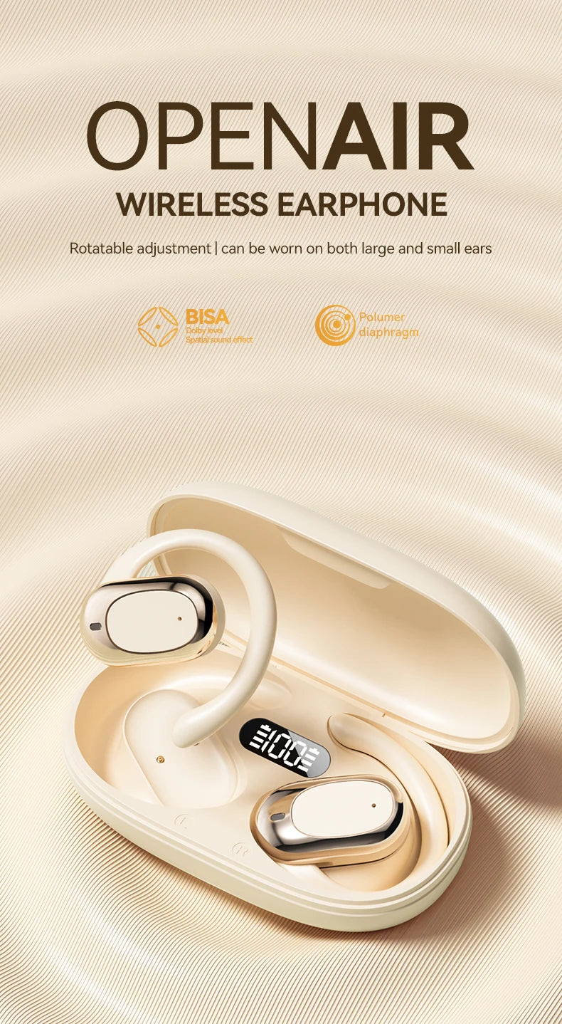 OWS earbuds True wireless headphones Bluetooth 5.49 low latency gaming and sports headphones High-fidelity stereo noise-cancelli