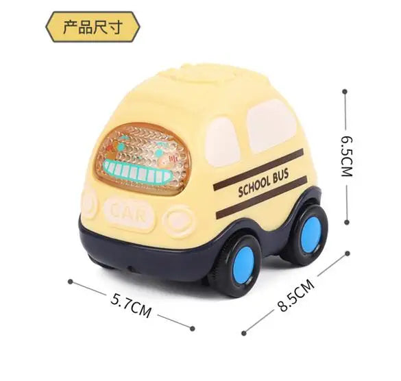Baby Car Toys Cars Soft Sturdy Pull Back Car Toys Mini Racing Car Kids Educational Toy For Children Boys Girl 1 2 3 4 5 Years