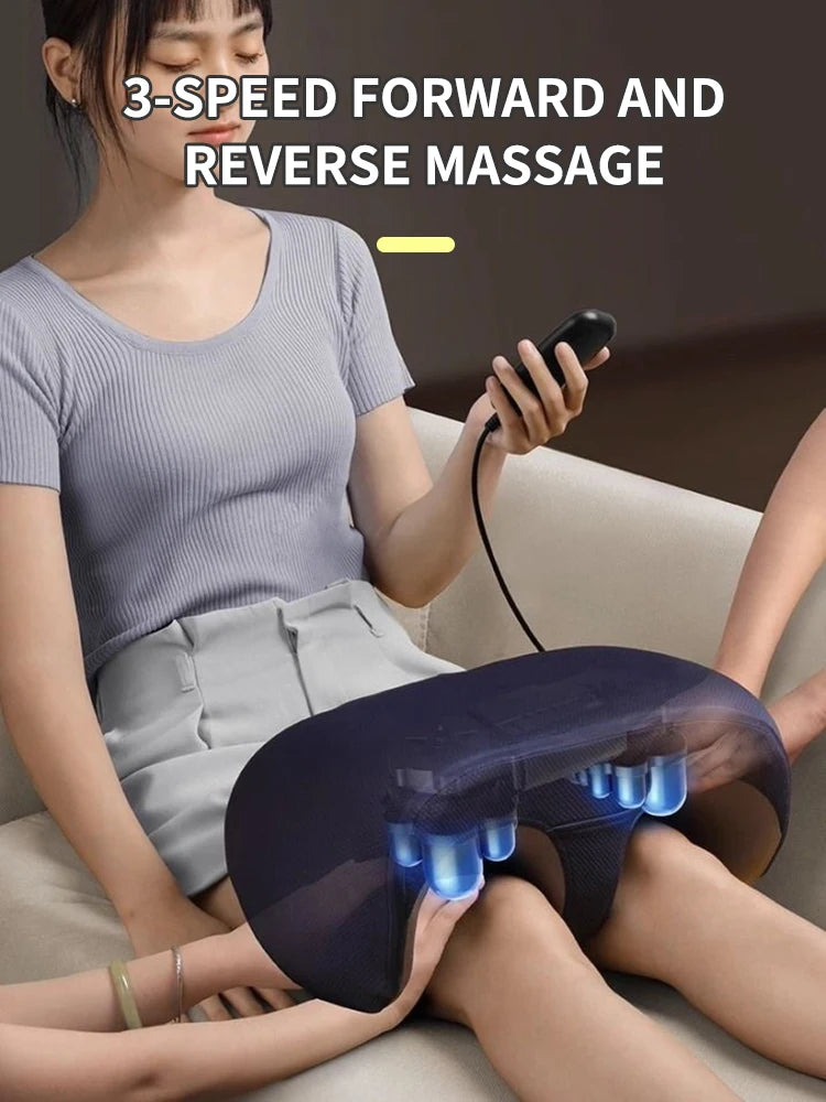 Super Big Electric Foot Leg Massager Deep Tissue Shiatsu Kneading Relax Heated Roller Calf Relieve Stress Care Foot Machine Tool