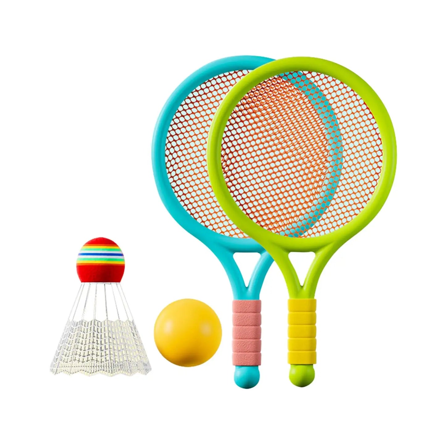 Children Badminton Tennis Set Sports Durable Tennis Racket for Kids for Play Beginner Players Beach Toys Indoor Outdoor Boys