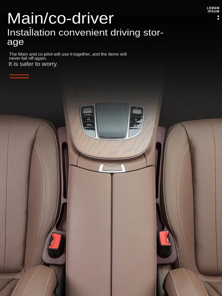 Car seat gap filler strips, car interior decoration supplies, car-mounted gap leak-proof filling strips, storage boxes