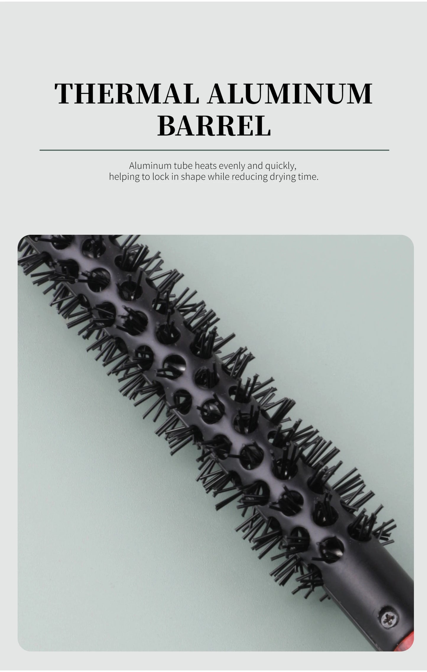 2/3Pcs Professional Small Round Hair Brush Set 8mm 11mm 16mm Hair Styling Brush Salon Curling Brush For Hairdrerssing Tool