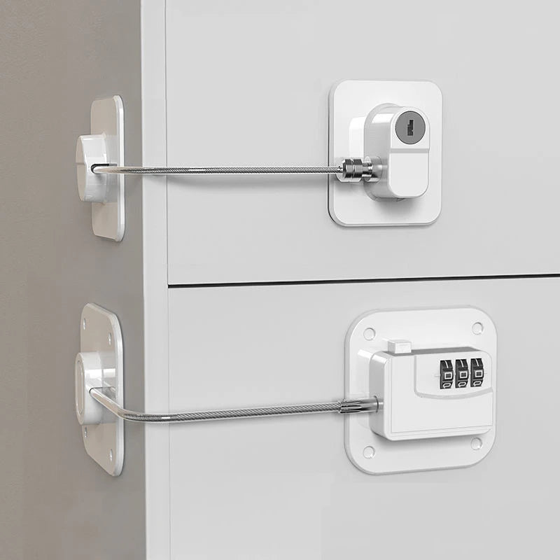 Baby Safety Password Lock Multi-Functional Door Window Kids Protection Locks Anti-Pinch Hand Drawer Refrigerator Cabinet Buckles