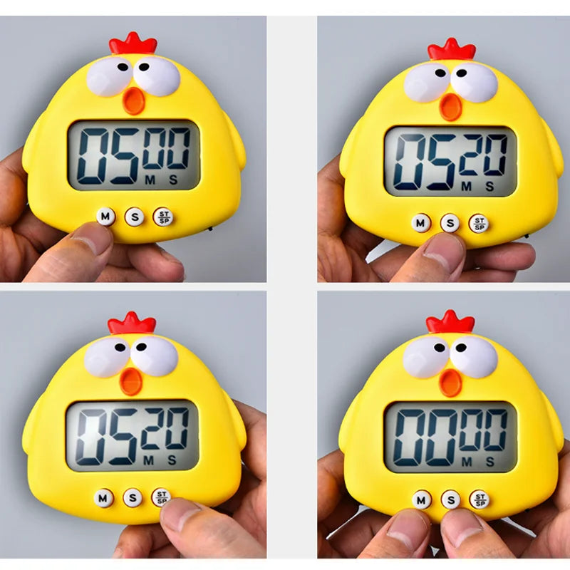 Digital Timer For Kid Study Kitchen Countdown Alarm Clock Child Study Timer Cute Animals Timer Kitchen Cooking Gadgets Gift New
