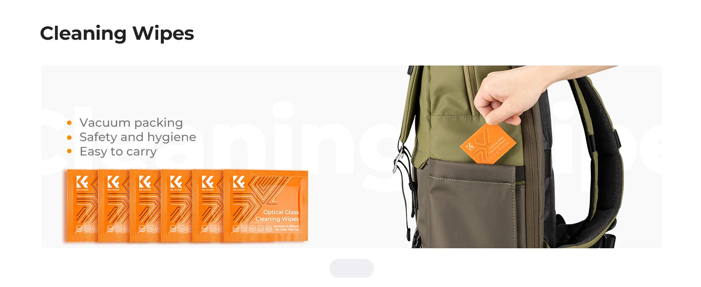 K&F Concept Camera Lens Cleaning Kit with Camera Blower Glasses Wipes Cloth Cleaning Liquid Cleaning Pen for Camera Lens Phone