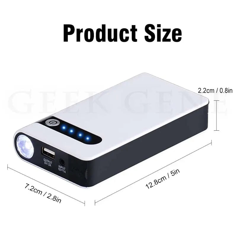 GKFLY 2000A Portable Car Jump Starter High Power Starting Device Car Battery Booster for Petrol / Diesel Cars