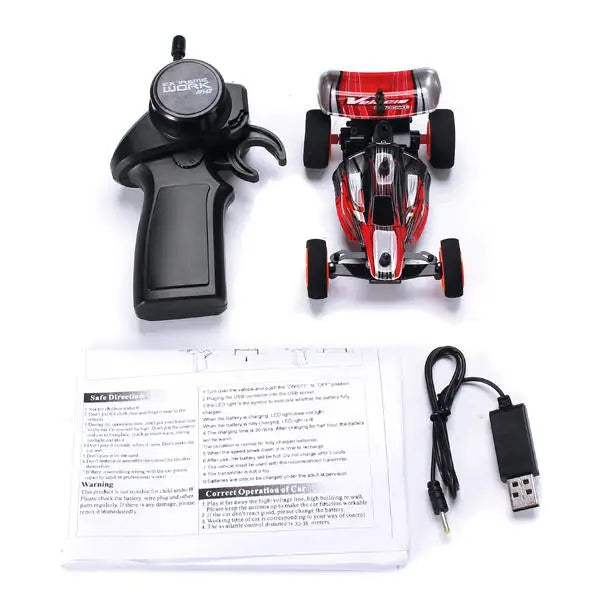 1/32 Mini Rc Car Model Off-Road Vehicle Toy 4WD 2.4G Mutiplayer 4CH Operate USB Charging Edition Formula Car for Kids Toy