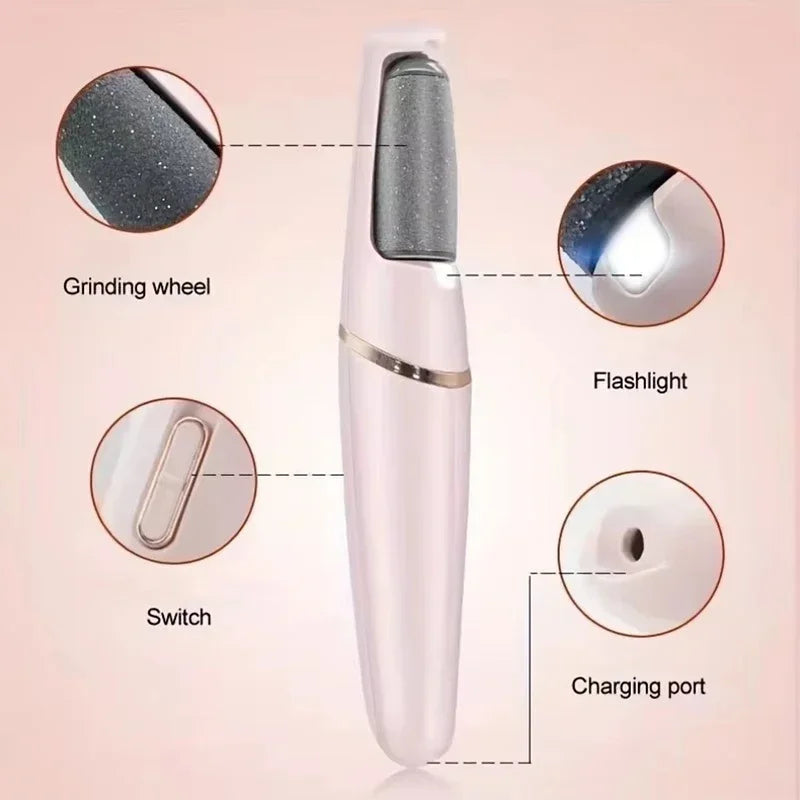 USB Electric Foot File Foot Pedicure Tools Grinder Dead Skin Callus Remover Hard Cracked Remove Callus Rubbing Pedicure FootCare