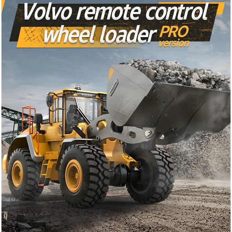 Toy Car 1/16 RC Full Metal Loader Excavator Electric Remote Control Alloy Rc Car Excavator Engineering Model Cars Boy Kids Toys