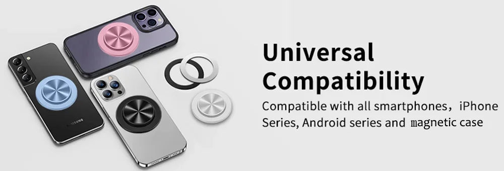Grippopso Aluminium Magnetic Cellphone Tok Phone Holder Expanding Stand Socket Support Foldable Universal For Smartphone Bracket