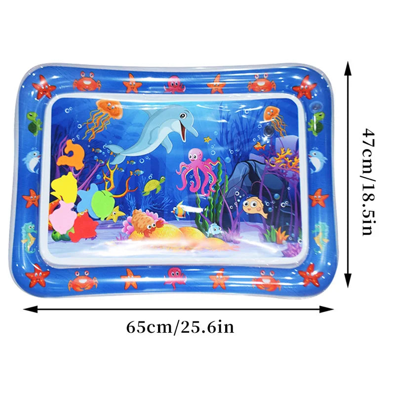Baby Water Play Mat Inflatable Cushion PVC Infant Tummy Time Toddler Water Pad For Kids Early Education Developing Activity Toys