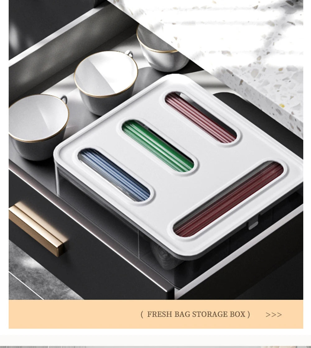 Drawer Organizer Storage Plastic Drawers Storage Kitchen Organizers Compatible Pantry Ziplock Bag Organizer Kitchen Gadgets
