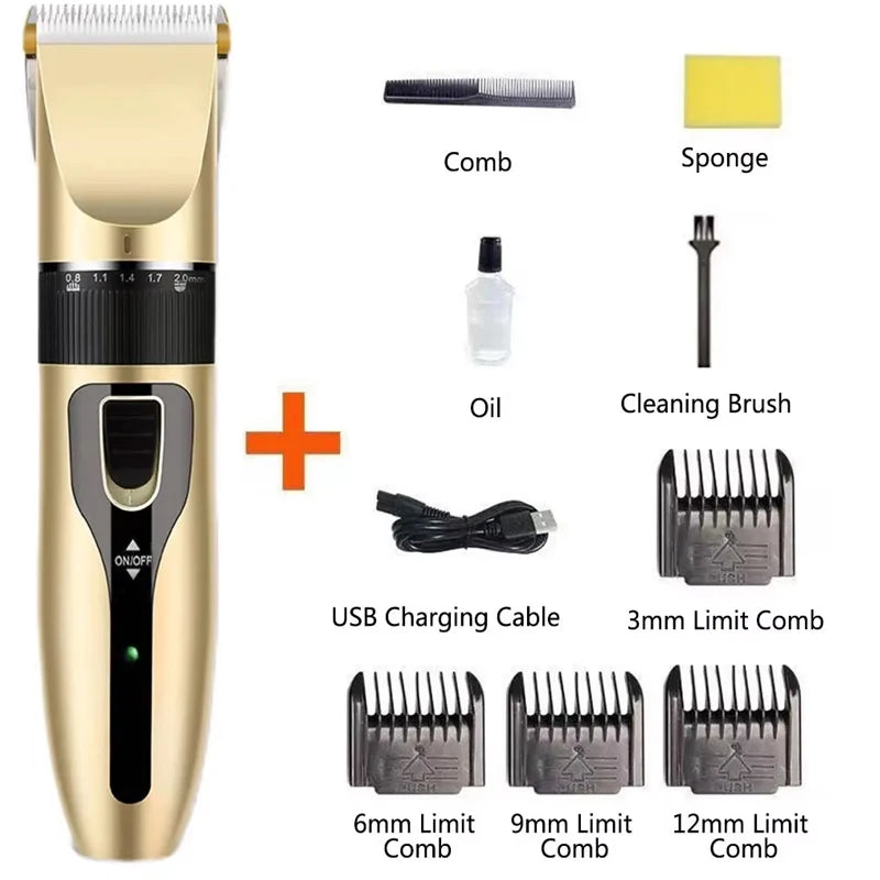 Electric Shaver, Electric Beauty Trimmer, USB Rechargeable Shaver, Low Decibel Professional Animal Hair Clipper