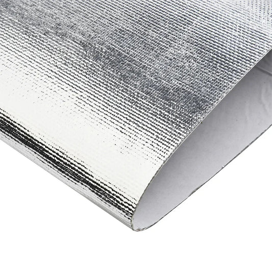 25x50Cm Car Heat Protection Film R Car Fender Heat Sound Insulation Mat Auto Heat Shield Insulation Engine Film Wrap