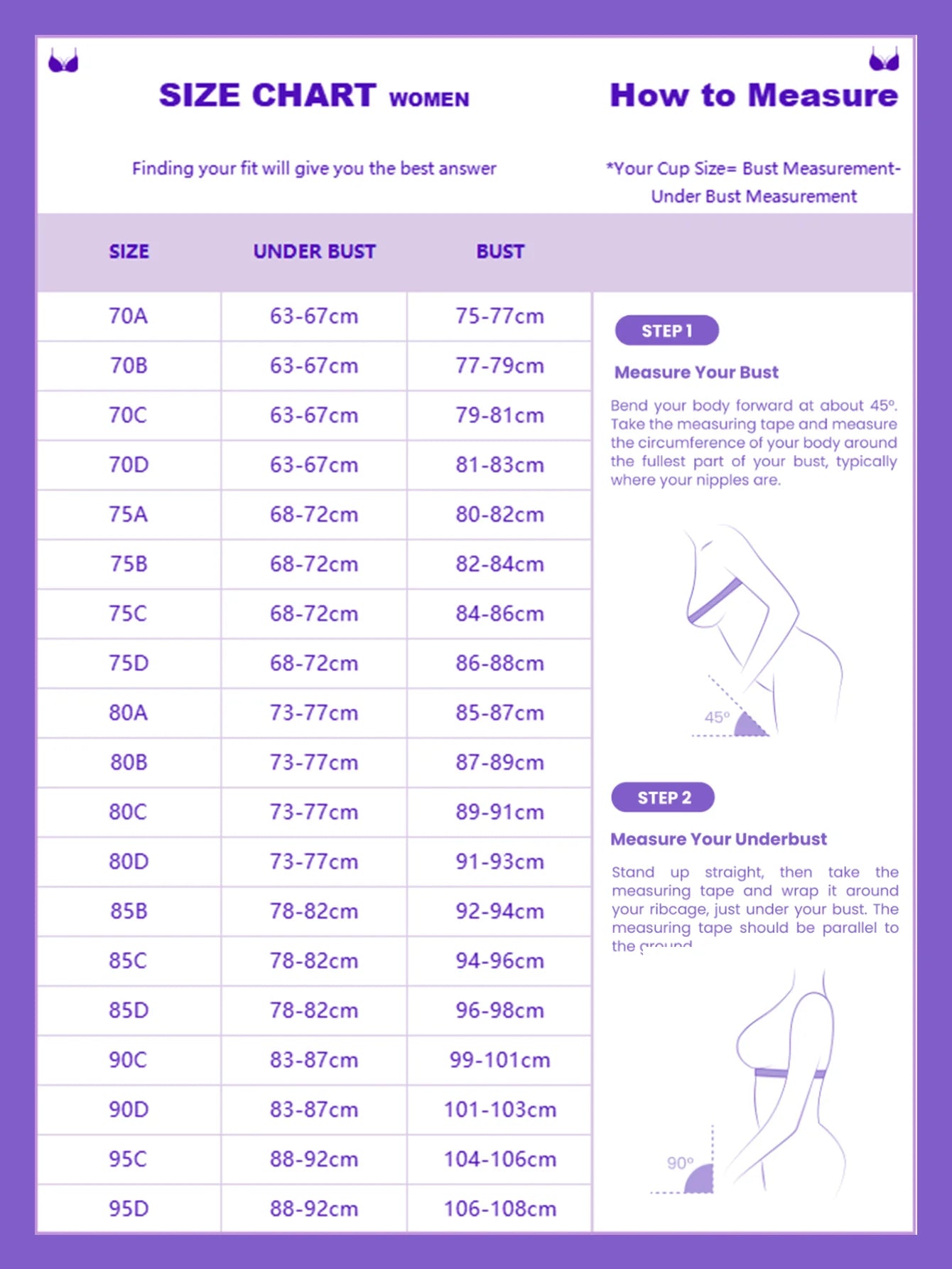 U-shaped push-up bra Women's adjustable soft underwire thin cup plus size bra big breasts small