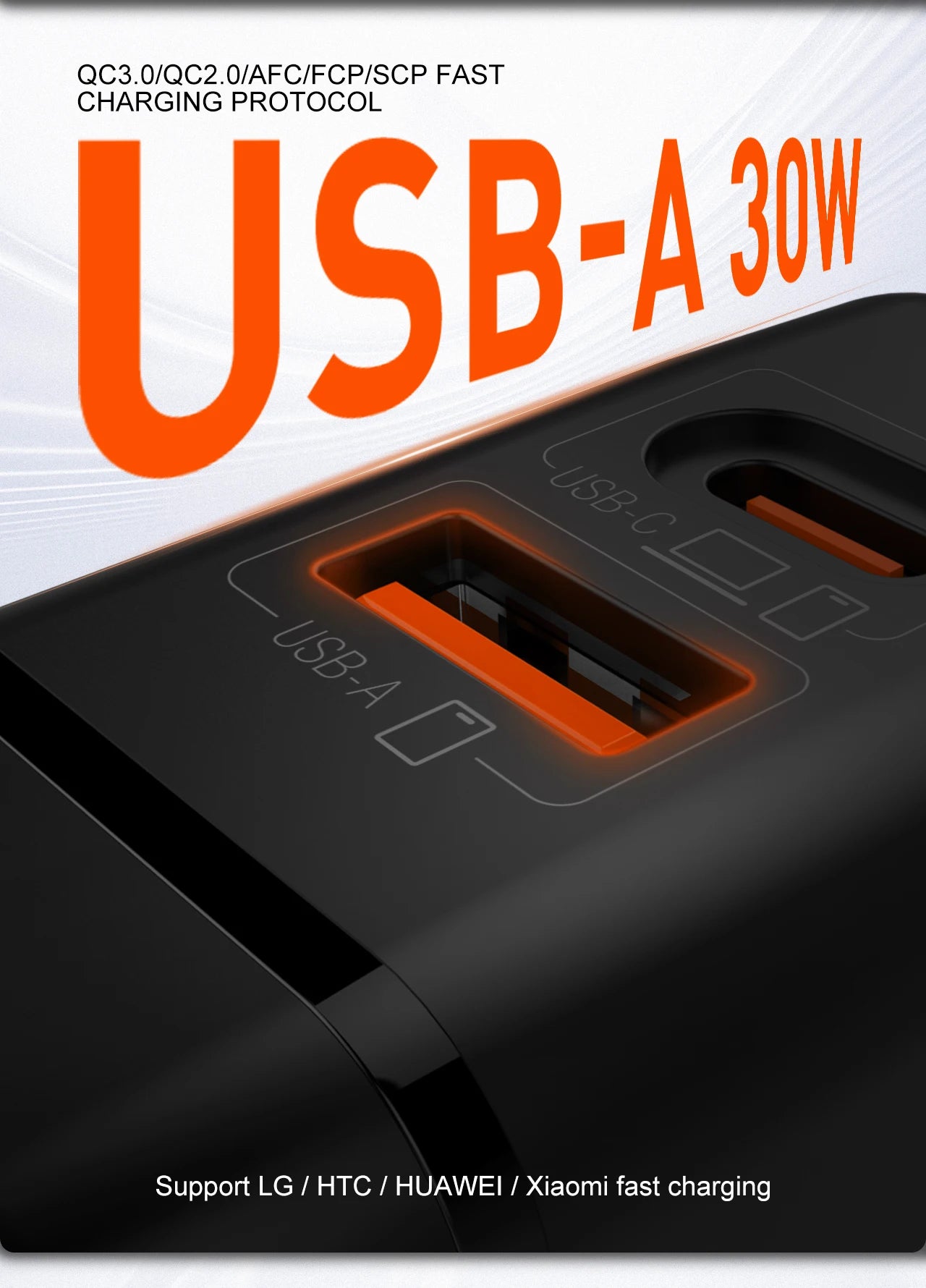 LDNIO GaN 65W Fast Charger Type C Universal Travel Adapter With US EU UK AUS Plug All-in-One Portable USB Charger For Travel