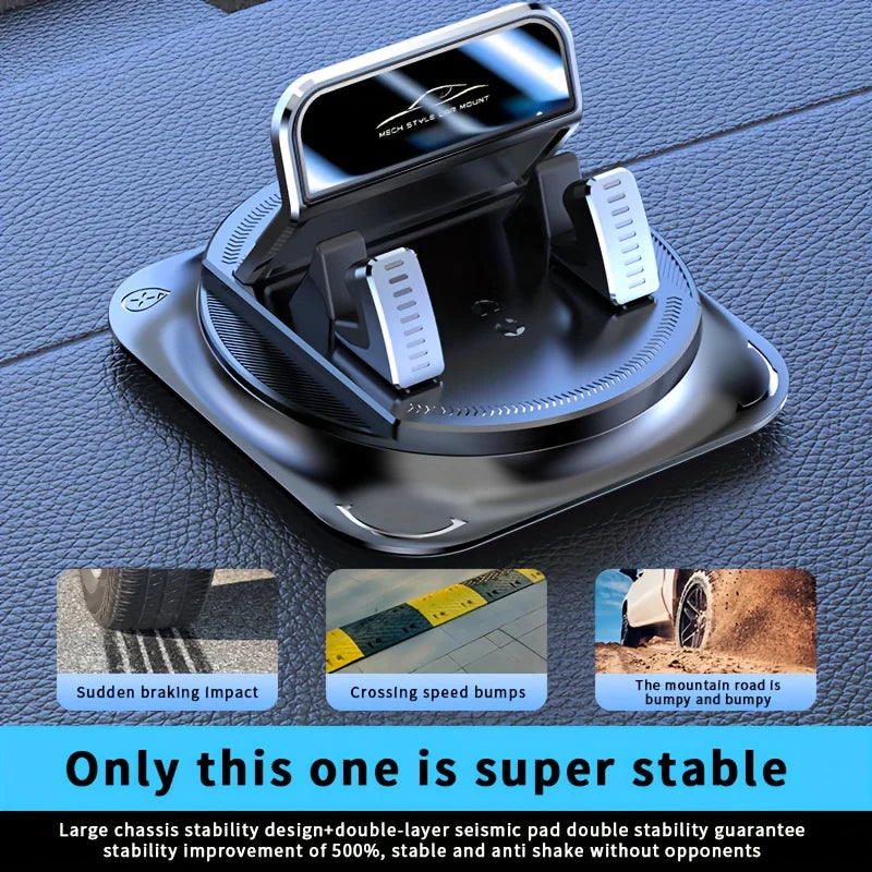 Phone Car Mount，Car Dashboard Phone Holder，360Degree Rotation，Stable and non-slip，ApplicableiPhoneSamsung Xiaomi Phone Stand
