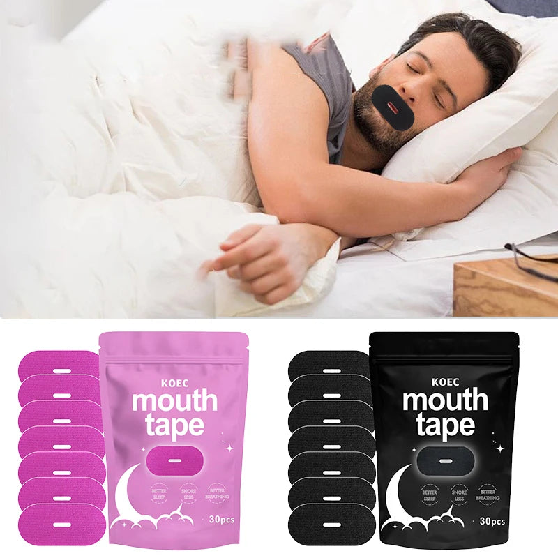 Stop Snoring Patch Nose Breathing Correction Improve Sleeping Promoting Better Breath Portable Night Sleep Mouth Orthosis Tape