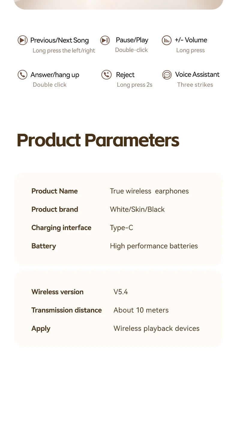 OWS earbuds True wireless headphones Bluetooth 5.49 low latency gaming and sports headphones High-fidelity stereo noise-cancelli