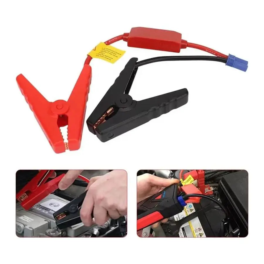 Car Jump Starter Cable with Clamps Booster Cable EC5 Plug Connector Prevent Reverse Charge Module for Auto Battery Jump Start