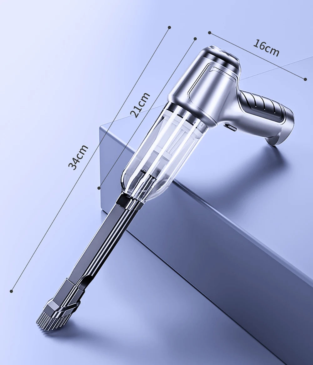 Car Vacuum Cleaner Wireless Portable Vacuum Cleaner 95000PA High Power 2 in 1 Mini Handheld Vacuum Cleaner Blower for Car Home