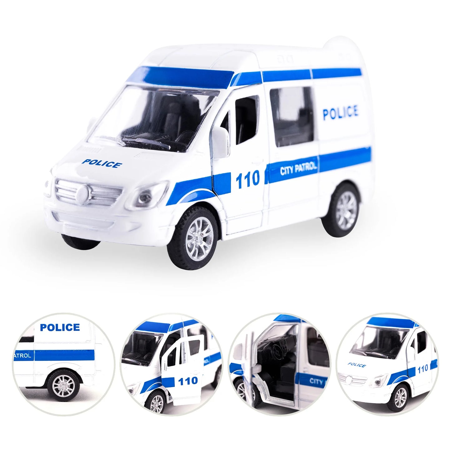 Alloy Car Model Simulation 1:64 Mini Doorable Car Model Children's Toy Car Gift