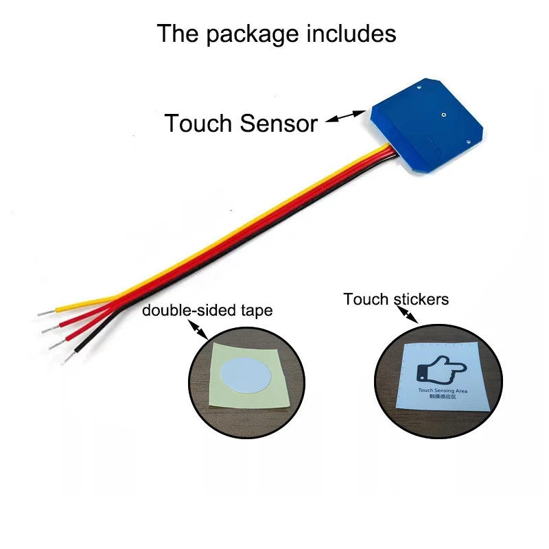 5-24V Touch Sensor Switch Hand-Sweep ControlPenetrate 5CM Wood/Glass/Acrylic  4 Mode Dimmable DIY Module Cabinet Closet Light