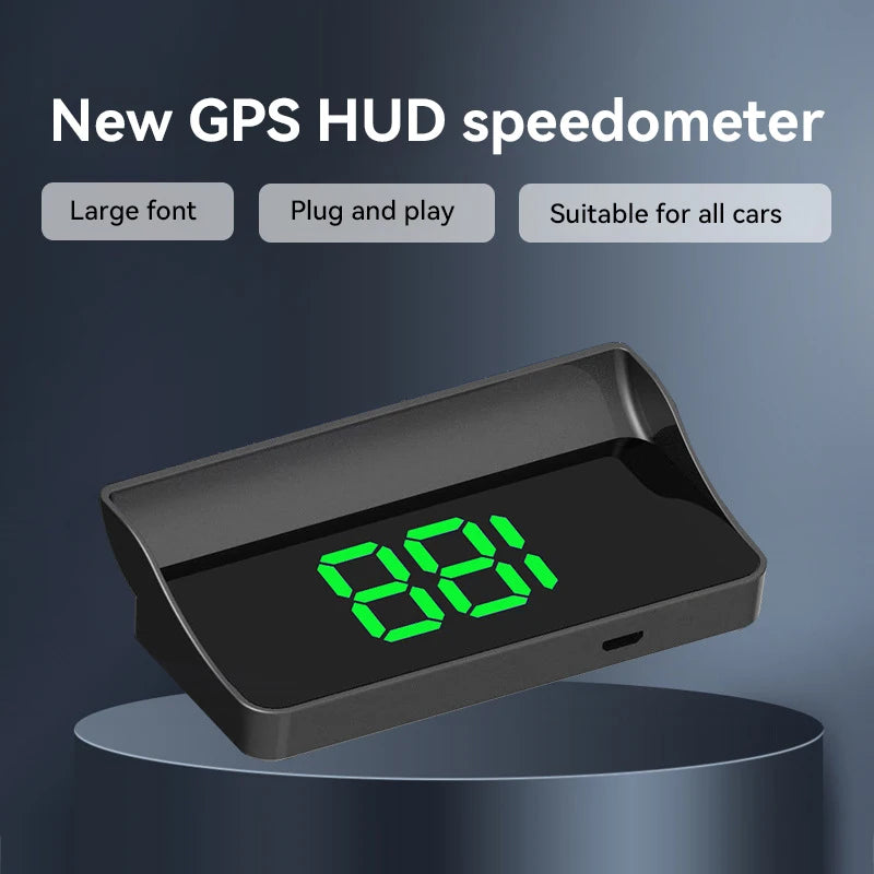 Xiaomi Car HUD GPS Head Up Display New Style Digital Speedometer Projector HD Speed km/h Windshield for Car Accessories