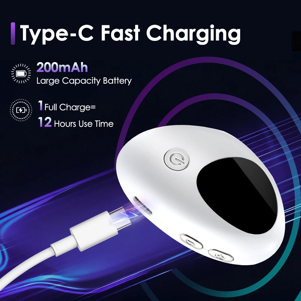Handheld Sleep Device Mini Portable Sleep Aid Artifact Hypnosis Machine Help Sleep Smart EMS Pulse Stimulation USB Charging