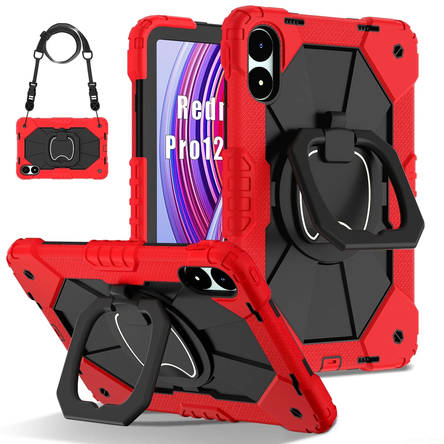 Kids Case For Redmi Pad Pro 12.1 inch 2024 5G Xiaomi Poco Pad 12.1 inch Generation tablet Stand Shockproof Cover pc tablet shell