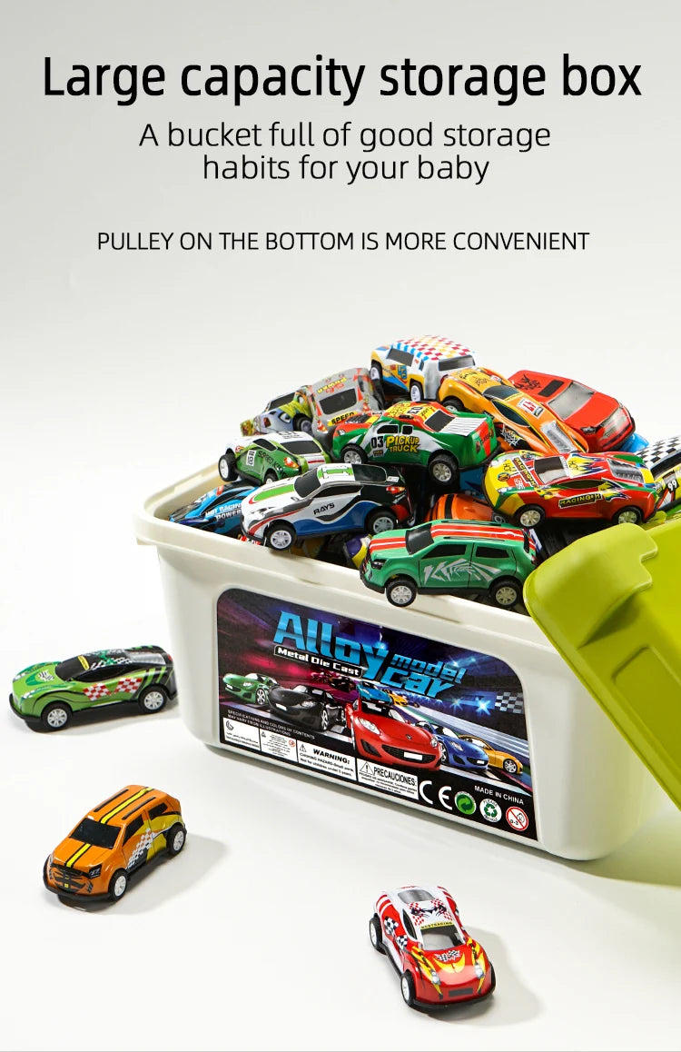 Toy car alloy car children boy baby pull back car gift educational set mini model