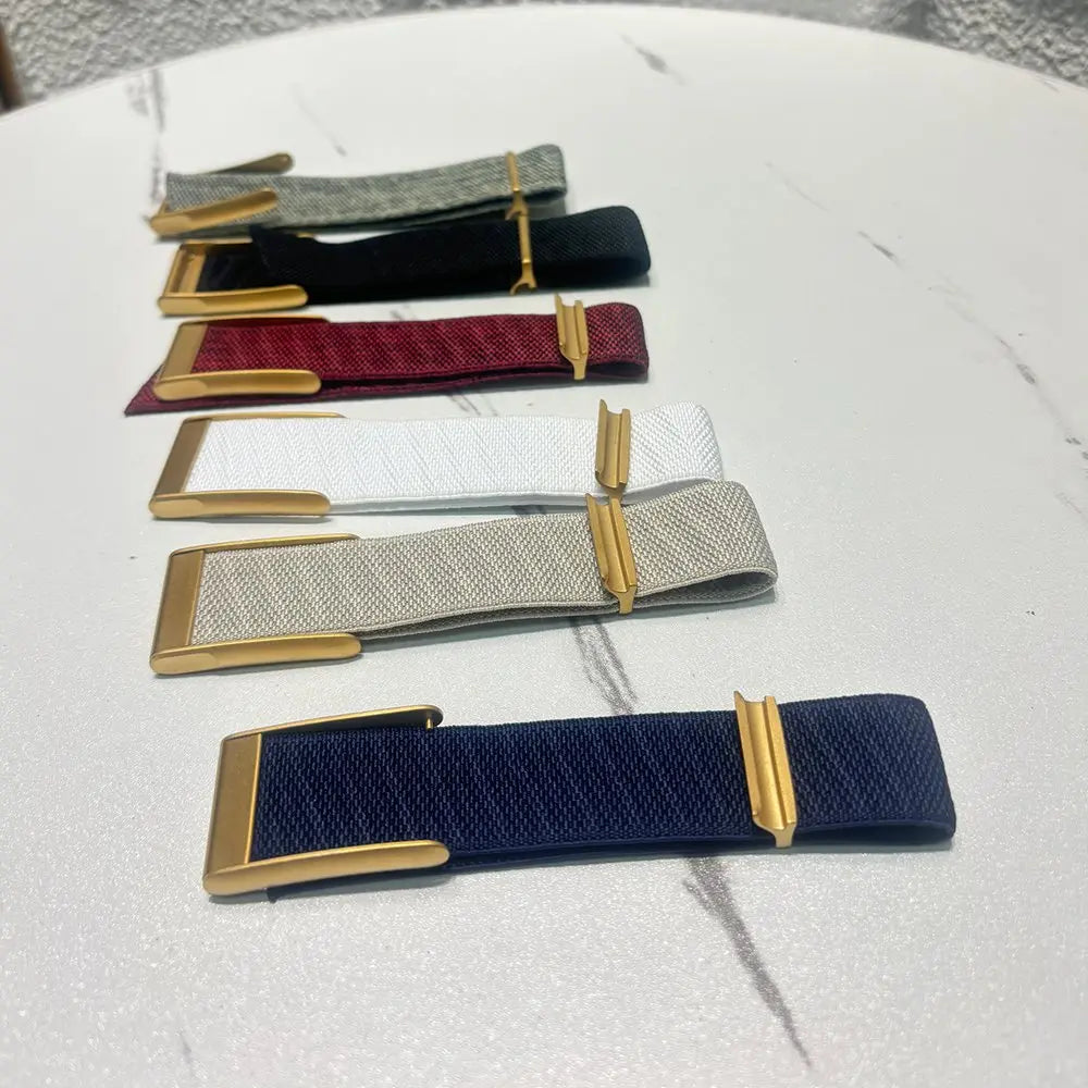 Breathable Nylon Strap For Whoop 5.0/Whoop MG Replacement Wristband Bands Sports Straps For WHOOP 5.0 with Gold Metal Frame