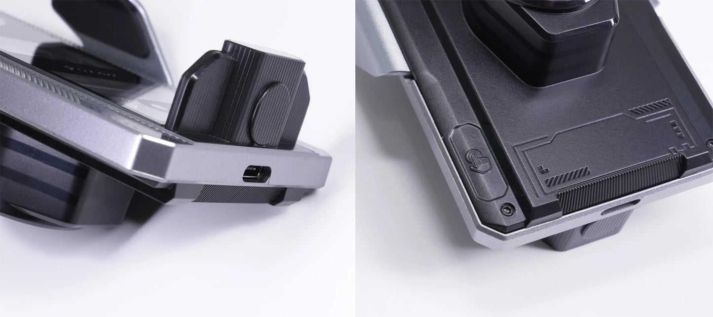 Car Phone Mount With Wireless Charger 66W Magnetic Charging Holder Car Automatic Clamping Stand With Decorative Mood Lighting
