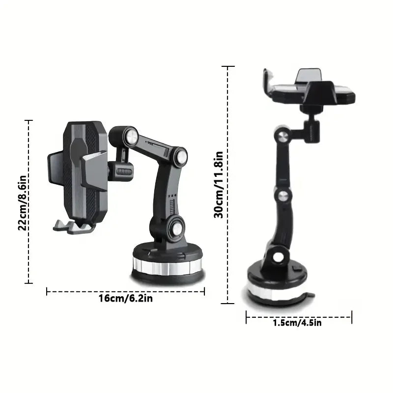 VIKEFON Car Phone Holder Stand Universal Dashboard Car Clip Mount GPS Bracket Sucker Mobile Phone Support in Car For All Phones